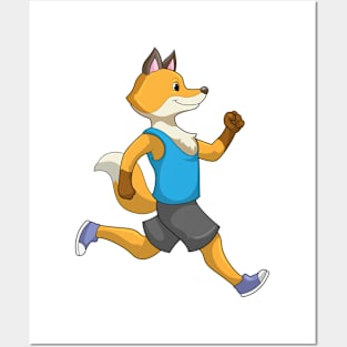 Fox as Runner at Running Posters and Art